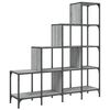 vidaXL Estanter&iacute;a madera ingenier&iacute;a y metal gris Sonoma 122x30x132 cm