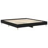vidaXL Estructura de cama Roble Negro 203 x 183 x 25 cm