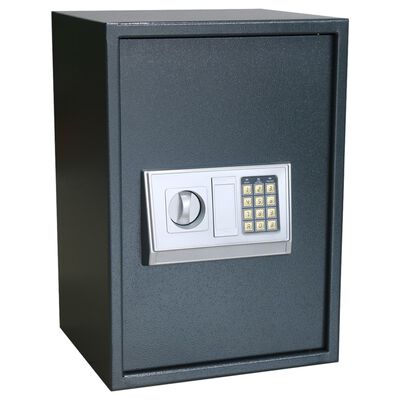 vidaXL Caja fuerte digital electrónica con estante 35x31x50 cm