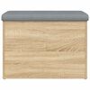 vidaXL Banco de almacenaje roble Sonoma 62x42x45 cm madera de ingenier&iacute;a