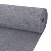 vidaXL Alfombra Gris 1,2 x 10 m Poli&eacute;ster