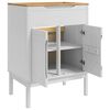 vidaXL Mueble de lavabo para ba&ntilde;o con estante FLORO 60 x 40 x 80 cm