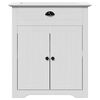 vidaXL Mueble de lavabo de ba&ntilde;o BODO blanco 70x35x80 cm