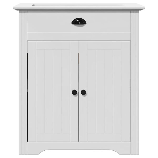 vidaXL Mueble de lavabo de ba&ntilde;o BODO blanco 70x35x80 cm