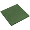 vidaXL Losas de Protecci&oacute;n contra Ca&iacute;das 6 pcs Verde 50 x 50 cm Goma