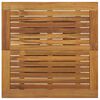 vidaXL Mesa alta rat&aacute;n sint&eacute;tico y madera de acacia negro 80x80x110 cm