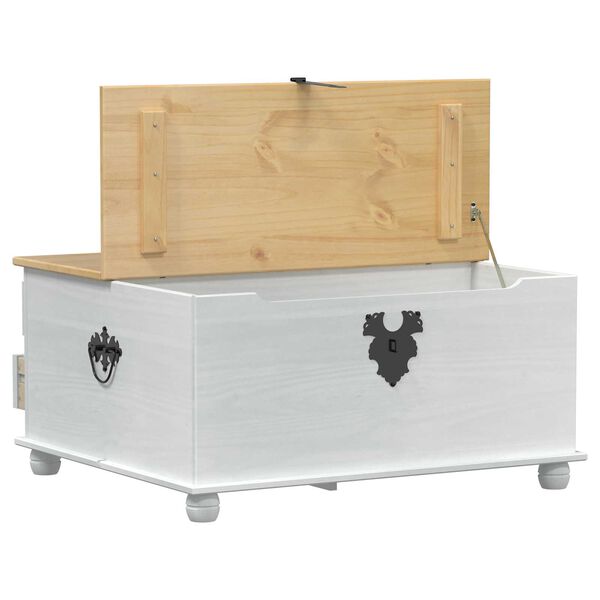 vidaXL Caja de almacenamiento 90 x 78 x 45 cm Madera de pino macizo