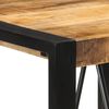 vidaXL Mesa de bar madera maciza de mango rugoso120x55x40 cm