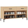 vidaXL Zapatero madera de ingenier&iacute;a roble Sonoma 102x35x55 cm