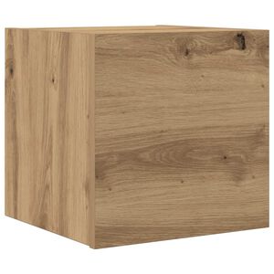 vidaXL Mueble de pared para TV roble artisan 30,5x30x30 cm