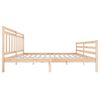 vidaXL Estructura de cama de madera maciza 200x200 cm