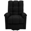 vidaXL Sill&oacute;n de masaje elevable tela negro