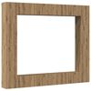 vidaXL Mueble para TV de pared madera contrachapada artesanal 8 piezas