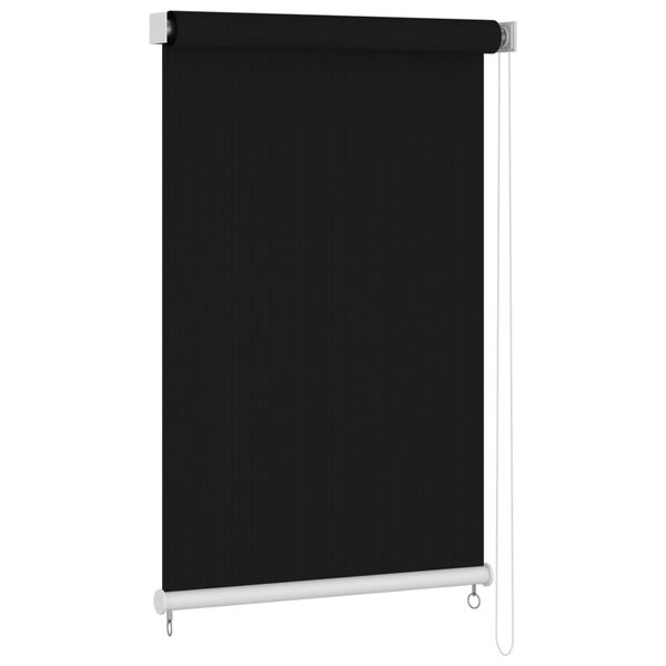 vidaXL Persiana enrollable de exterior 140x230 cm negro