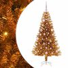 vidaXL &Aacute;rbol de Navidad Dorado 150 cm PET