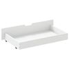 vidaXL Estructura de cama con 2 cajones madera pino blanco 180x200 cm