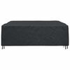 vidaXL Funda para muebles Liso Negro 220 x 220 x 70 cm 210D