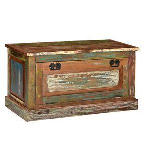 vidaXL Zapatero de madera maciza reciclada