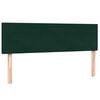 vidaXL Cama box spring con colch&oacute;n terciopelo verde oscuro 160x220 cm