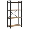 vidaXL Estante de libros 60 x 30 x 120 cm Madera de ingenier&iacute;a
