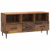 vidaXL Mueble de TV con caj&oacute;n Madera envejecida 102 x 34,5 x 50 cm