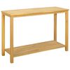 vidaXL Mesa consola de jard&iacute;n Acacia clara 110 x 40 x 75 cm