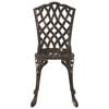 vidaXL Conjunto de Comedor de Jard&iacute;n 7 pcs Bronce Aluminio