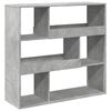 vidaXL Estanter&iacute;a/divisor de espacios gris hormig&oacute;n 100x33x94,5 cm