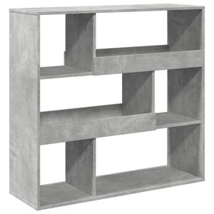 vidaXL Estanter&iacute;a/divisor de espacios gris hormig&oacute;n 100x33x94,5 cm
