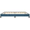 vidaXL Estructura cama sin colch&oacute;n terciopelo azul oscuro 200x200 cm