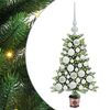 vidaXL &Aacute;rbol de Navidad con 150 LED con soporte Verde 65 cm PE