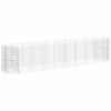 vidaXL Arriate de gaviones de hierro galvanizado 500x100x100 cm