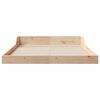vidaXL Estructura de cama Marrón 120 x 200 cm Madera de pino macizo