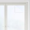 vidaXL L&aacute;minas de ventana esmerilada 5 uds PVC blanco