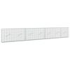 vidaXL Gabi&oacute;n con Alambre de 3,5 mm y Malla de 5x10 cm 350x10x50 cm
