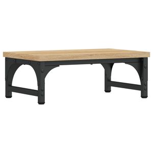 vidaXL Soporte de pantalla madera ingenier&iacute;a roble Sonoma 37x23x14 cm