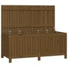 vidaXL Caja de almacenaje jard&iacute;n madera pino marr&oacute;n miel 147x68x64 cm