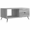 vidaXL Mesa de Caf&eacute; Gris Sonoma 90 x 50 x 40 cm Madera de Ingenier&iacute;a