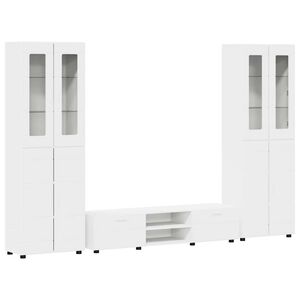 vidaXL Conjunto de mueble de TV FLORIN 3 pcs Madera de ingenier&iacute;a