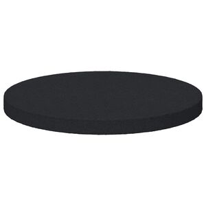 vidaXL Almohadillas para Pies de Muebles 2 pcs Negro &Oslash; 30 x 2 mm EVA