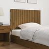 vidaXL Cabecero cama pared madera maciza pino marr&oacute;n miel 108x3x60 cm