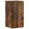 vidaXL Armario de pared para ba&ntilde;o HOORN Roble Ahumado 30 x 31 x 59 cm