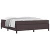 vidaXL Cama tipo Box Spring Marr&oacute;n Oscuro 180 x 200 cm tela