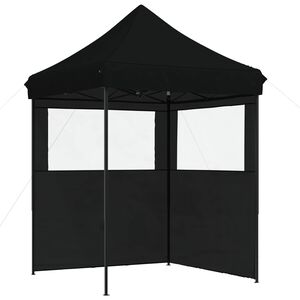 vidaXL Carpa de Fiesta Negro 200 x 200 x 306 cm Tela Oxford
