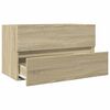 vidaXL Armario lavabo madera de ingenier&iacute;a roble Sonoma 80x38,5x45 cm