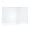 vidaXL Red contra mosquitos para cama 3 uds. 156 mesh Blanco Poli&eacute;ster