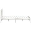 vidaXL Estructura de cama de madera maciza blanco 150x200 cm