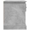 vidaXL Mesitas de noche 2 uds madera contrachapada gris 39x39x47,5 cm
