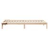 vidaXL Estructura de Cama con Mesitas Natural 100 x 210 cm