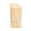 Esschert Design Barra de pared con estante plegable M natural